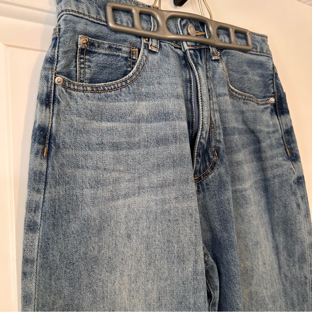 WeWoreWhat High Rise Wide Leg Jeans Light Wash size 25 - Picture 6 of 16